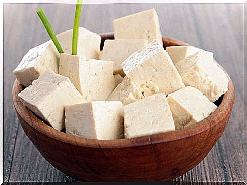 Bowl of tofu