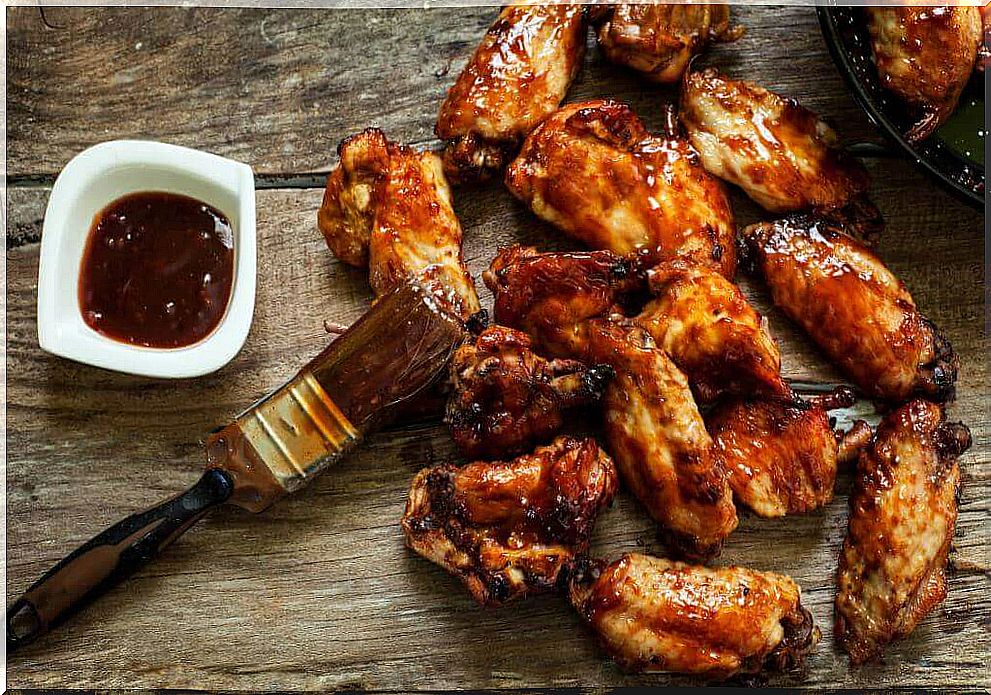 Chicken wings in BBQ sauce recipe