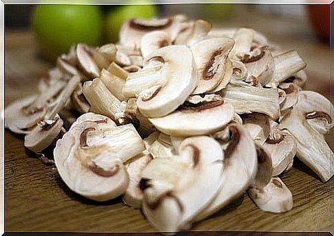 Mushrooms cut out - you suffer from arthritis