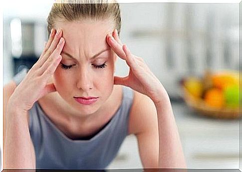 Woman who is stressed