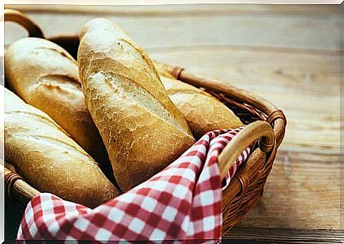 bread in a basket