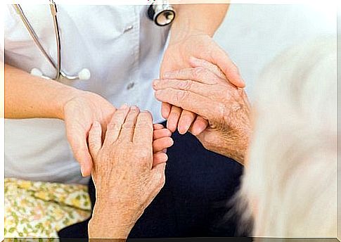 Elderly woman at the doctor's