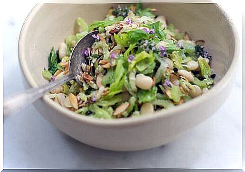 Healthy salad in a bowl